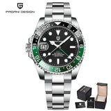 LUXURY DESIGN V3 GMT Mechanical Ceramic bezel Sapphire Crystal Stainless Steel Waterproof Automatic ﻿Mens Watches
