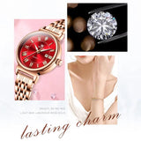Luxury Classic Roman Scale Solid Stainless steel NEW Quartz Watches for Women Waterproof Date Women Wristwatches