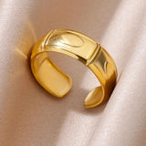 New Arrivals 18K Gold Colour New Stainless Steel Rings for Women Jewellery - Beautiful Fashion Rings - The Jewellery Supermarket