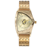Luxury Classic Brand Multicolour Triangle Quartz Wristwatches -  Dial wth Roman Numerals Business Mens Wristwathes