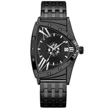 Luxury Classic Brand Multicolour Triangle Quartz Wristwatches -  Dial wth Roman Numerals Business Mens Wristwathes