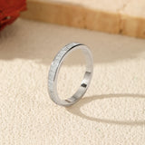 Dazzling D Colour VVS1 Rectangle Moissanite Eternity 925 Sterling Silver Rings