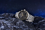 Luxury Chronograph AR Sapphire Mirror Ceramic Bezel New Moon Men's Quartz Watches