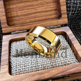 High Quality Beveled Edges Flat Polished 6/8MM Men Women Tungsten Carbide Rings