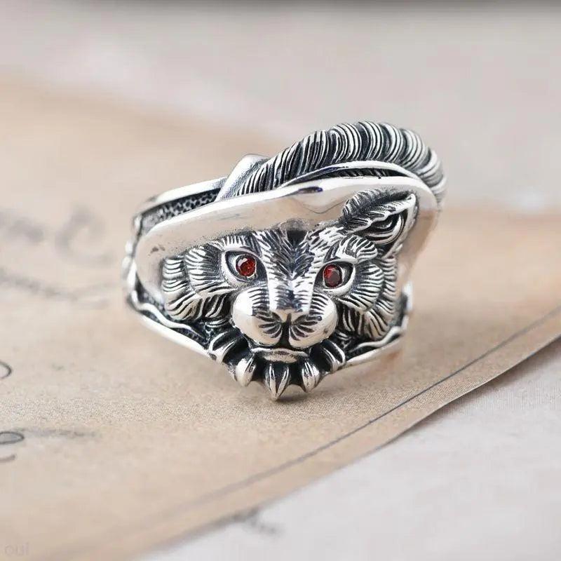 Trendy Fashion Cartoon Cute Animal Cat Ring, Mood Colour-changing Adjustable Magic Jewellery Rings - The Jewellery Supermarket