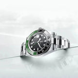 V3 TOP DESIGN New NH34 Luxury Sapphire Glass 40MM Ceramic GMT Wristwatch 100M Waterproof Automatic Mechanical Watches