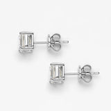 Luxury 1CT D Colour VVS1 Moissanite Diamonds Screw Earrings For Women and Men - S925 Sterling Silver Fine Jewellery - The Jewellery Supermarket