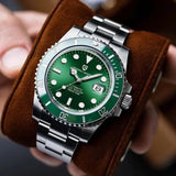 Top Brand New 39MM Submersible Mechanical Watch Ceramic Bezel Luxury Sapphire Glass 100M Waterproof Automatic Watch