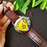 Top Class Mechanical Watches New Design Leather Strap Three Needles Automatic Waterproof Mechanical Watches for Men