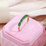 Lovely Opal Green 14K Goled Filled AAA Zircon Crystals Luxury Design Ring