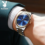 Original Luxury Brand Automatic Mechanical Watches for Men Classic Stainless Steel Date Week Waterproof Wristwatches