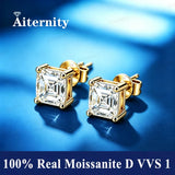 Luxury 0.5-2 Carats Marquise Heart Pear Princess Cut Moissanite Diamonds Stud Earrings