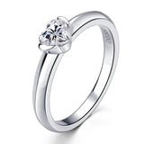 GRA Certified Heart Cut Moissanite Diamond Engagement Rings for Women S925 Sterling Silver Wedding Fine Jewellery