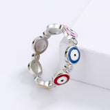 Fashion Colourful Enamel Handmade Enamel Epoxy Ring