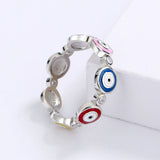 Fashion Colourful Enamel Handmade Enamel Epoxy Ring
