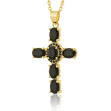 New Religious Jewellery Jesus Cross Pendant Necklace Inlaid with Quality Zircon Women's Necklace Ideal Gift - The Jewellery Supermarket