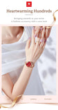 Luxury Classic Roman Scale Solid Stainless steel NEW Quartz Watches for Women Waterproof Date Women Wristwatches