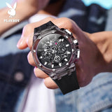 Top Brand Luxury Original High Quality Silicone Strap Waterproof Quartz Multifunction Fashion Trendy Wristwatches