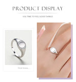 Round Signet Halo of  AAAA Lab Created Diamonds 925 Silver Personality Ring