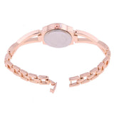 New Fashion Famous Brand Rose Gold Silver Colour Mesh Stainless Steel Dress Casual Quartz Ladies Watch - The Jewellery Supermarket