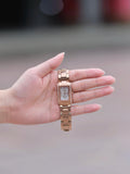 Luxury Brand Stainless Steel Strap Watches for Women -  Fashion Simple Square Quartz Watches, Ideal Gifts