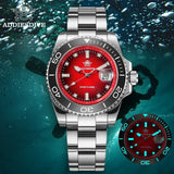 Famous Brand Luxury Fashion 200m Waterproof Luminous Stainless Steel  Ceramic Bezel Luminous Quartz Watches