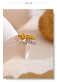 18K Gold Plated Exquisite Stainless Steel AAA Cubic Zirconia Diamonds Stylish Ring
