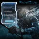 Free Diving Altimeter Barometer Compass 10ATM Waterproof Outdoor Sports Watches
