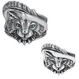 Trendy Fashion Cartoon Cute Animal Cat Ring, Mood Colour-changing Adjustable Magic Jewellery Rings - The Jewellery Supermarket