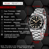 New Arrival Luxury Design BB58 Men's Watch, Waterproof to 100M Luxury Automatic NH35 Mechanical Sapphire Glass Watch