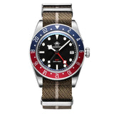 Luxury GMT515-24H Men's Watch Diver 200m Bubble Mirror Glass BGW9 Super Luminous Stainless Steel Men's Analog Watches