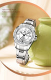 Fashion Elegant Original Quartz Drill Ring Dial Date Week Waterproof Luminous Ladies Wristwatches