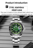 Top Brand Popular Quartz 200M Waterproof Super Luminous Luxury AD2089 Stainless Steel Silicone Strap Wristwatches