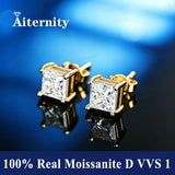 Luxury 0.5-2 Carats Marquise Heart Pear Princess Cut Moissanite Diamonds Stud Earrings