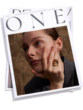 18K Gold Plated Stylish Unique Design Stainless Steel Metal Geometric Unusual Ring