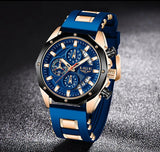 New Arrival Top Brand Luxury Silicone Sport Watches - Quartz Date  Waterproof Chronograph Mens Wristwatches - The Jewellery Supermarket