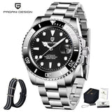 Luxury Brand NH35 100M Waterproof Sapphire Glass Blue Green Black Dial Diver Watch