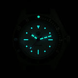 Sweep Seconds Quartz Movement Sapphire Stainless Steel Waterproof Luminous Wristwatch