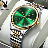 Original Luxury Brand Automatic Mechanical Watches for Men Classic Stainless Steel Date Week Waterproof Wristwatches