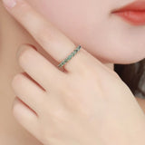 Stunning 3mm VVS1 D Colour Moissanite Diamonds Eternity 925 Sterling Silver Rings