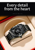 New Arrival Triangle Design Golden Waterproof Stainless Steel Men Sports Quartz Watches - Popular Choice