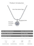 Amazing 1-2ct D Colour  Sparkling Moissanite Diamonds Necklaces - Sterling Silver Fashion Luxury Jewellery for Women