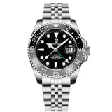 Luxury Famous Brand Sapphire Glass AR Coating Automatic with New Japan NH34 GMT Men Mechanical Watches for Men