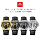 New Arrival Luxury Brand Men's Watches Triangle Big Dial Waterproof Watches for Men