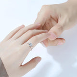 Six Claws Solitaire 0.5/1/2/3/5ct D Colour Moissanite Diamonds Engagement Rings S925 Sterling Silver Fine Jewellery