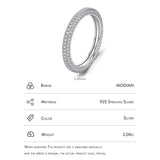 New Silver Luxury Sparkling Clear AAAA Simulated Diamonds Ring - Wedding Engagement  Fine Jewellery - The Jewellery Supermarket