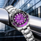 Top Brand 40mm Mechanical Watch Sapphire Glass 100M Waterproof Automatic Wristwatch