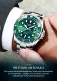 Top Brand Luxury Fashion Diver Watch Men 30ATM Waterproof Sport Quartz Watches