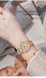 New Arrival Simple Elegant Luminous Zircon Diamonds Inlaid Quartz Watches for Women - Ideal Gifts