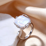 Selection Jewellery Pieces of Real Big Baroque Pearl Silver Gold Colour Rings
